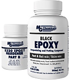 Фото 1/5 832B-375ML, 832B-375ML Black Epoxy Epoxy Resin Adhesive 375 ml