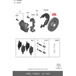 1790221, Диск тормозной передний Ford Focus/C-Max 05
