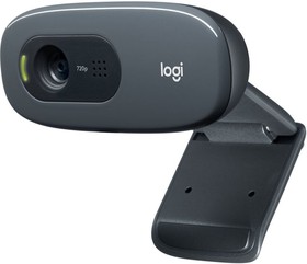 Фото 1/3 Web-камера Logitech HD Webcam C270, черный [960-001063/960-000584]