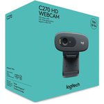Web-камера Logitech HD Webcam C270, черный [960-001063/960-000584]