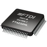 FT4232HL-TRAY, USB Interface IC USB HS to Quad UART/ SPI/JTAG/I2C LQFP-6