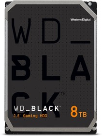 Фото 1/3 WD8002FZWX, WD SATA3 8Tb Black 7200 128Mb 3.5", Жесткий диск
