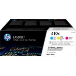 HP LaserJet 410X 3-pack High Yield Cyan (CF252XM), Тонер-картридж набор из 3 шт