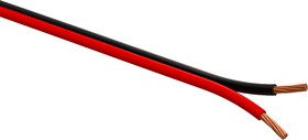 Фото 1/2 Акустический кабель ЭРА 2х0,35 мм2 красно-черный, 5 м Б0059282