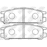 Колодки тормозные задние NIBK PN7249