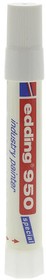 Фото 1/2 950-049, White 10mm Broad Tip Paint Marker Pen for use with Metal