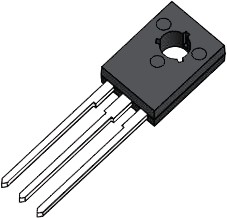 BD675G, Darlington Transistor, NPN, 45V, TO-225