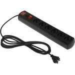 Сетевой фильтр Most LR 3м (6 розеток) черный (коробка)