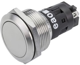 82-6152.1000, Single Pole Double Throw (SPDT) Momentary Push Button Switch, IK10, IP65, IP67, 22 (Dia.)mm, Panel M