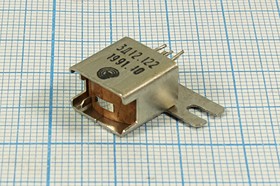 Фото 1/2 Головка звукоснимателя магнитная, размер 12x 8x17m24, тип моно, контакты 2C, 3Д12.122