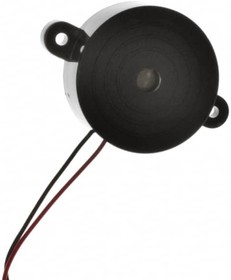CPE-350, Piezo Buzzers & Audio Indicators buzzer, 41.8 mm round, 16 mm deep, P, 2.8 kHz, 12 V, panel mount w/ wires, driving circuit