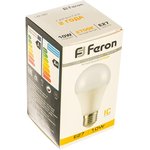 Фото 6/6 Лампа светодиодная LB-92 (10W) 230V E27 2700K A60 | 25457 | FERON