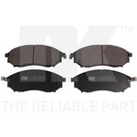 222261, комплект колодок дисковых NISSAN MURANO 05-, NAVARA 06-, PATHFINDER 05-,