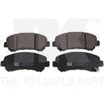 222269, комплект колодок дисковых AUDI A4 05-08, NISSAN QASHQAI 07- ...