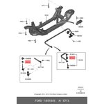 Втулка стойки заднего стабилизатора FORD Focus '05- FORD 1851845