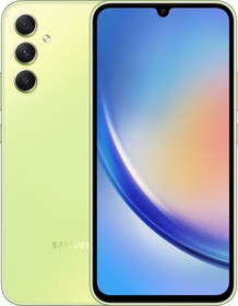 Фото 1/9 Смартфон Samsung Galaxy A34 5G 8/256Gb, SM-A346E, зеленый лайм
