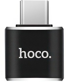 Фото 1/5 OTG адаптер HOCO UA5 Type-C на USB (черный)