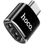 OTG адаптер HOCO UA5 Type-C на USB (черный)