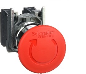XB4BS8445, Emergency Stop Switches / E-Stop Switches PUSHBUTTON OPERATOR 22MM XB4B