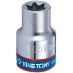 337518M, KING TONY Головка торцевая TORX Е-стандарт 3/8", E18, L = 28 мм