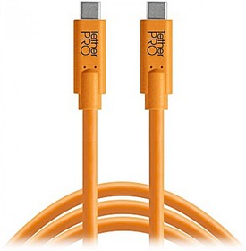 Фото 1/10 Кабель Tether Tools TetherPro USB-C to USB-C 1m Orange (CUC03-ORG)