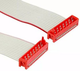 2205065-2, Micro-MaTch Series Flat Ribbon Cable, 14-Way, 1.27mm Pitch, 150.5mm Length, Micro-MaTch IDC to