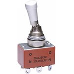 S6AL, Toggle Switches DPDT ON-ON MED CAP SOLDER LUG