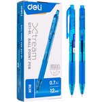 Ручка шариков. автоматическая Deli X-tream EQ21-BL синий/прозрачный d=0.7мм син ...