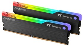 Модуль памяти Thermaltake 16GB DDR4 4000 DIMM TOUGHRAM Z-ONE RGB Black Gaming Memory R019D408GX2-4000C19A Non-ECC, CL19, 1.35V, Heat Shield,
