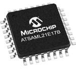 Фото 1/2 ATSAML21E17B-AUT, MCU 32-bit ARM Cortex M0+ RISC 128KB Flash 3.3V 32-Pin TQFP T/R