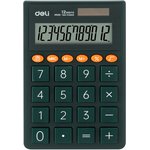 Калькулятор Deli EM130GREEN, 12-разрядный, зеленый