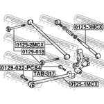 0129-022-PCS4, Болт крепления подвески, цена за к-кт 4 штуки