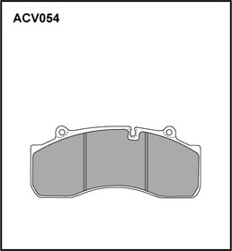 ACV054K, Снят с производства Колодки тормозные дисковые WVA (29143) HCV