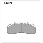 ACV078K, Колодки тормозные дисковые (комплект)