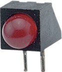 A93B/SDR/S530-A3, PCB LED 5 mm Red