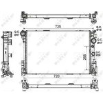 53140, Радиатор охлаждения MERCEDES-BENZ C-CLASS 07-, CLS 11-, E-CLASS 09- ...