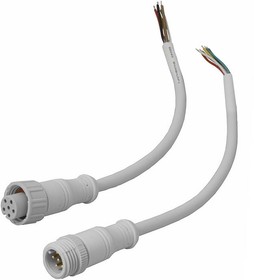 BLHK16-6PW, Разъемы герметичные кабельные (штекер-гнездо) , 6 контактов, IP67, 5 А, 250 В, белые