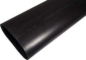 Фото 1/2 26-0180, Трубка термоусаживаемая СТТК (3-4:1) среднестенная клеевая 180,0/58,0мм, черная, упаковка 1 шт. по 1