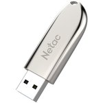 Флеш Диск Netac 64Gb U352 NT03U352N-064G-30PN USB3.0 серебристый