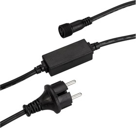 Фото 1/2 Шнур питания ARD-CLASSIC-FLASH-1.5M Black 025885