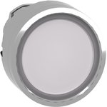 ZB4BW313, Illuminated Push Button Head White, Metal, ø22mm IP 69 (K)