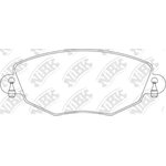 Колодки тормозные FORD MONDEO 0007/JAGUAR X-TYPE 01 передние PN0159