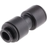 PM0406E, PM Series Straight Tube-to-Tube Adaptor, Push In 6 mm to Push In 6 mm ...