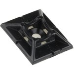 0 320 67, Self Adhesive Black Cable Tie Mount 30 mm x 25mm, 4.6mm Max ...