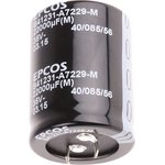 Epcos 22000μF Aluminium Electrolytic Capacitor 35V dc, Snap-In - B41231A7229M000