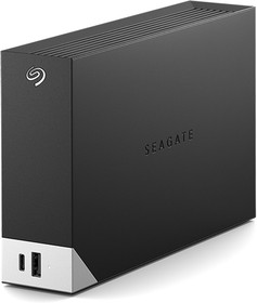 Фото 1/6 Внешний диск HDD Seagate One Touch Hub STLC12000400, 12ТБ, черный