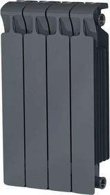 01 Радиатор биметаллический Monolit 500-4 Титан RM50043/47012