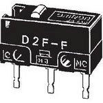 D2F-01F-D, Switch Snap Action N.O./N.C. SPDT Pin Plunger 0.1A 30VDC 0.74N Screw ...