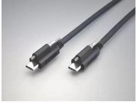 DX07550B10N19510, USB Connectors USB3.1 Gen2 w/Screw Lock TypeC to TypeC