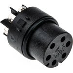 SA3244, Female Connector Insert 6 Way for use with Mini Buccaneer Connector